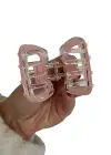 Pembe Renk Deniz Kabuğu Figürlü Mandal Toka