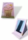 Pembe Renk Dondurma Figürlü Masa Aynası
