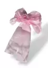 Pembe Renk Gül Figürlü İnci Detaylı Kurdele Pens Toka