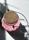 Pembe Renk Gül Kokulu Mum