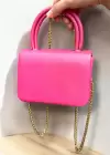 Pembe Renk Kadın Deri Çanta