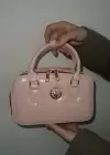Pembe Renk Kadın Deri Çanta