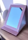 Pembe Renk Karışık Figürlü Kitten Yazılı Masa Aynası