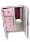 Pembe Renk Karışık Figürlü Takı Dolabı/Organizer