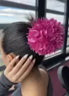 Pembe Renk Kasımpatı Çiçeği Detaylı Mandal Toka