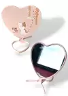 Pembe Renk Kedi Figürlü Masa Aynası