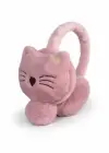 Pembe Renk Kedi Figürlü Peluş Kulaklık