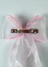 Pembe Renk Kelebek Figürlü Otomat Toka