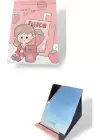 Pembe Renk Kız Figürlü Masa Aynası