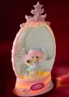 Pembe Renk Kız Figürlü Müzikli Ve Işıklı Kar Küresi