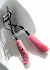 Pembe Renk Leopar Desenli Kirpik Kıvırıcı/ Kirpik Kıvırma Aparatı