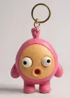 Pembe Renk Oyuncak Figürlü Anahtarlık