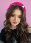 Pembe Renk Panda Figürlü Peluş Taç