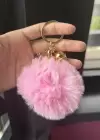 Pembe Renk Peluş Anahtarlık