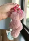 Pembe Renk Peluş Anahtarlık