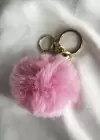 Pembe Renk Peluş Anahtarlık