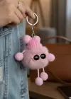 Pembe Renk Peluş Detaylı Anahtarlık