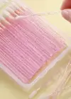 Pembe Renk Sim Detaylı Ruj Sürme Çubuğu