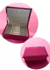 Pembe Renk Sim Detaylı Takı Kutusu