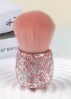 Pembe Renk Taş Detaylı Allık Fırçası