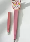 Pembe Renk Tavşan Figürlü 2li Cımbız Set