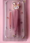 Pembe Renk Tavşan Figürlü 2li Cımbız Set