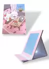 Pembe Renk Tavşan Figürlü Masa Aynası