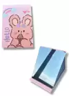 Pembe Renk Tavşan Figürlü Masa Aynası