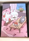 Pembe Renk Tavşan Figürlü Masa Aynası