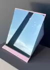 Pembe Renk Tavşan Figürlü Masa Aynası