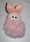 Pembe Renk Tavşan Figürlü Peluş Simit Toka