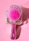 Pembe Renk Tavşan Figürlü Saç Tarama Fırçası/ Tarak