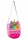 Pembe Renk Unicorn Figürlü Çocuk Pop-İt Çanta