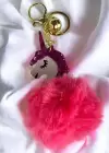 Pembe Renk Unicorn Figürlü Peluş Anahtarlık