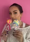 Pembe Ve Sarı Renk Lolipop Figürlü Lastik Toka Set