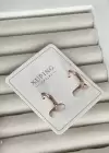 Rose Renk Çelik Halka Xuping Küpe (Çift)