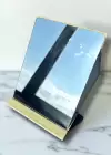 Sarı Renk Ayıcık Figürlü Masa Aynası