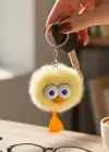 Sarı Renk Canavar Figürlü Peluş Anahtarlık