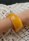 Sarı Renk Kemik Mika Bileklik