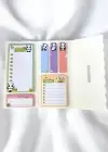 Sarı Renk Panda Figürlü Yapışkanlı Not Kağıdı