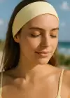 Sarı Renk Saç Bandı