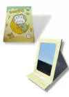 Sarı Renk Tavşan Figürlü Bunny Yazılı Masa Aynası