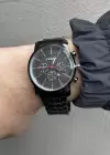 Siyah Renk Çelik Erkek Saat