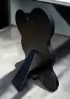Siyah Renk Çerçeve Detaylı Masa Aynası