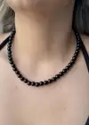 Siyah Renk İnci Kolye