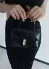 Siyah Renk Kadın Deri Çanta