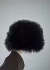 Siyah Renk Peluş Şapka