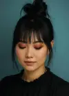Siyah Renk Perçem Detaylı Seyrek Takma Kahkül (Zeynep)