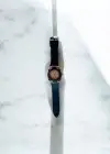 Siyah Renk Silikon Kordonlu Kadın Saat