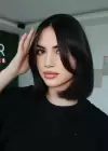 Siyah Renk Uzun Kenarlı Taçlı Takma Kahkül